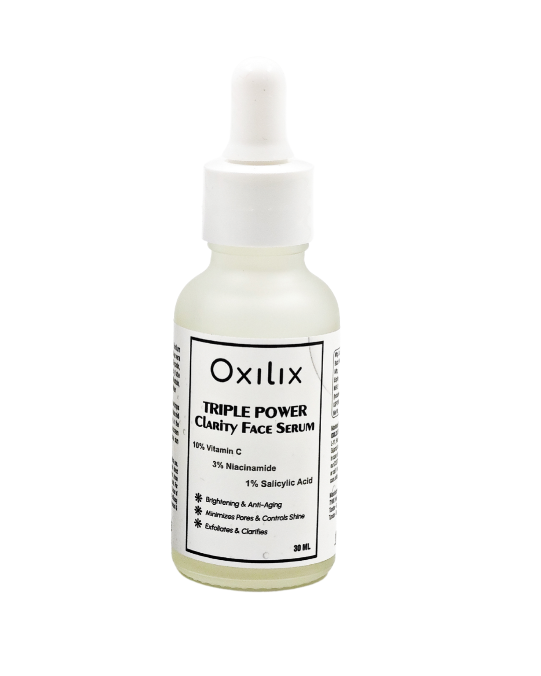 OXILIX 10% Vitamin C, 3% Niacinamide and 1% Salicylic Acid Serum